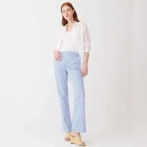 NWT J‎ Crew Slim Demi-Boot Chino Pant in Stripe